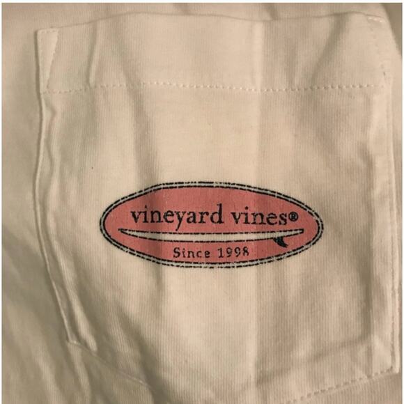 Vineyard Vines Long-Sleeved Tee Surfboard Men's Small Women's Large - Picture 4 of 4